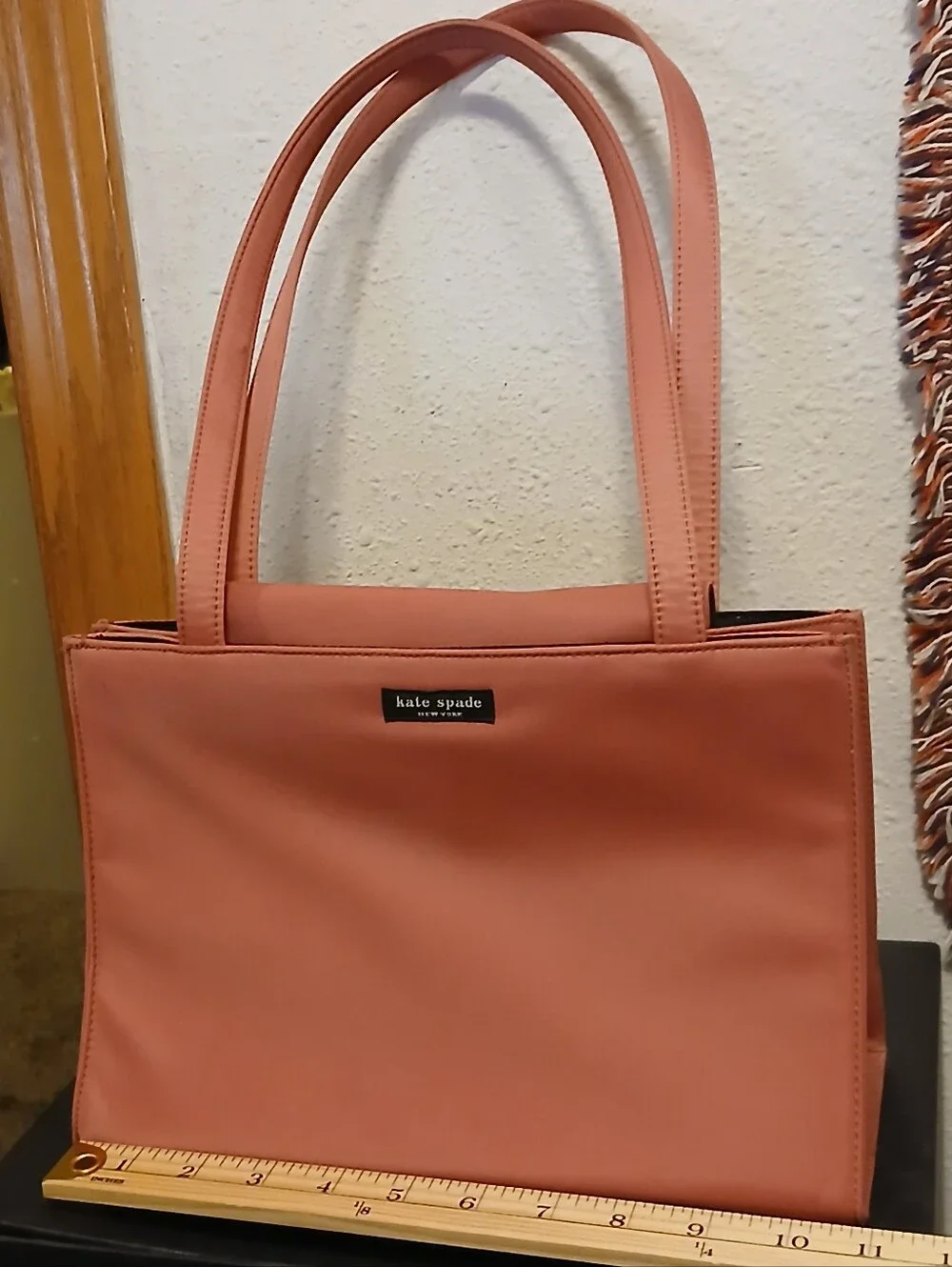 ​Kate Spade New York Pink Nylon Tote Bag Minimalist Chic